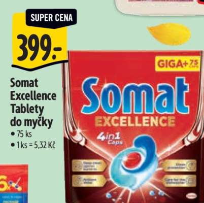 Somat Excellence tablety do myčky