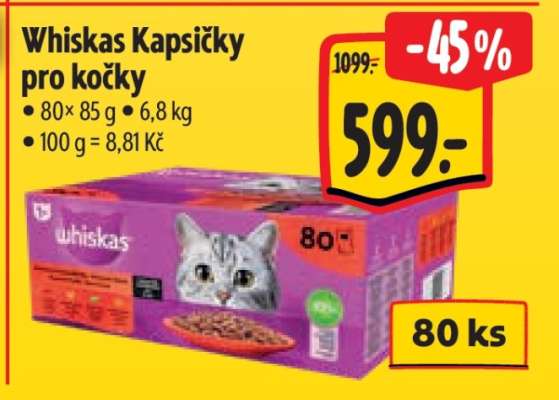 Whiskas kapsičky pro kočky
