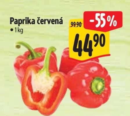 Paprika červená