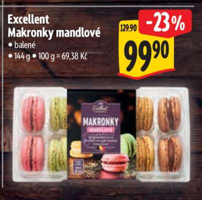 Excellent Makronky mandlové