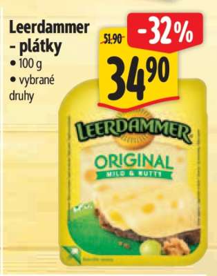 Leerdammer plátky
