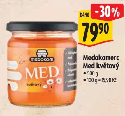 Medokomerc Med květový
