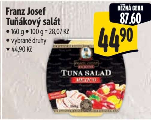 Franz Josef Tuňákový salát
