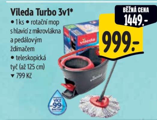Vileda Turbo 3v1