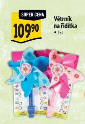 Větrník na řidítka