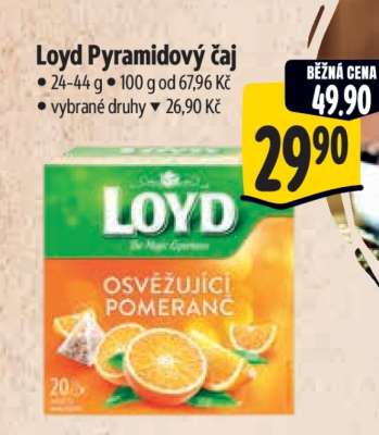 Loyd pyramidový čaj