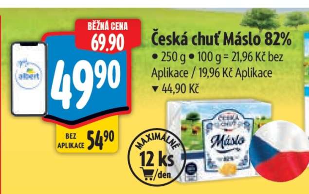 Česká chuť Máslo 82%