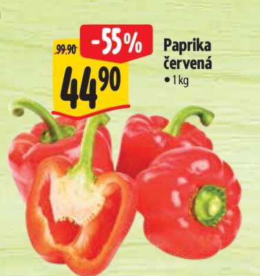 Paprika červená