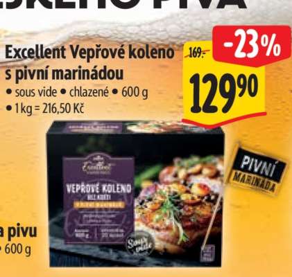 Excellent Vepřové koleno s pivní marinádou