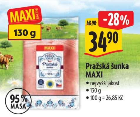 Pražská šunka MAXI
