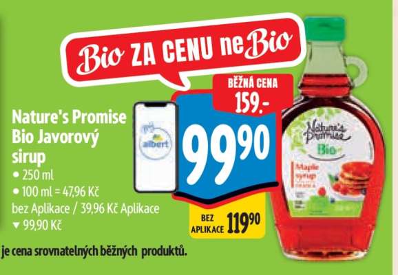 Nature’s Promise Bio Javorový sirup
