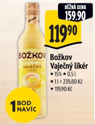 Božkov Vaječný likér