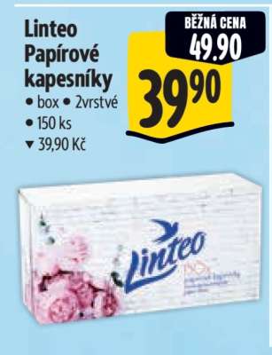 Linteo papírové kapesníky