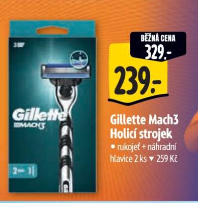 Gillette Mach3 holicí strojek
