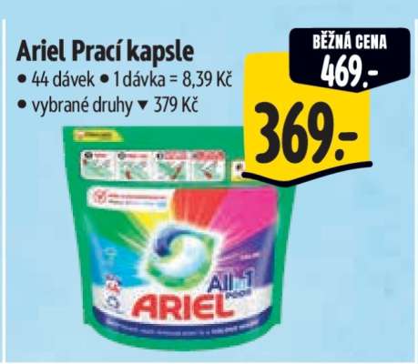 Ariel prací kapsle