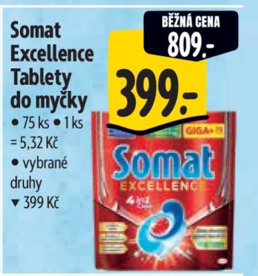 Somat Excellence tablety do myčky
