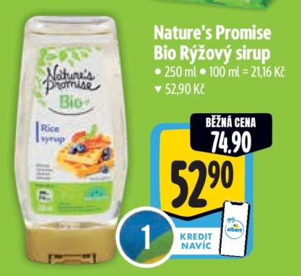 Nature’s Promise Bio Rýžový sirup