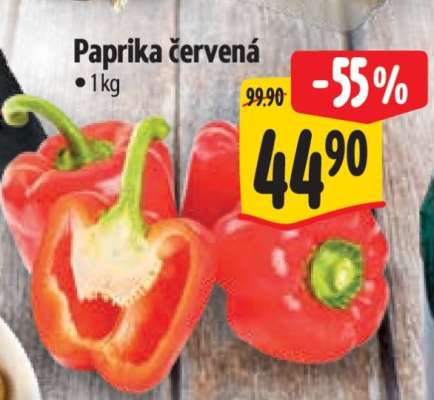 Paprika červená