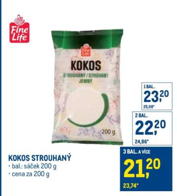 Kokos strouhaný
