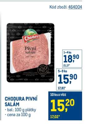 Chodura PIVNÍ SALÁM