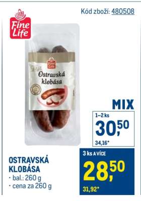 Ostravská klobása*
