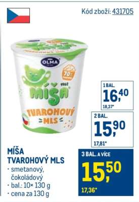 Míša Tvarohový mls