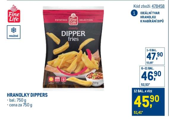 Hranolky Dippers