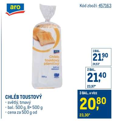Chléb toustový