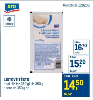 Listové těsto