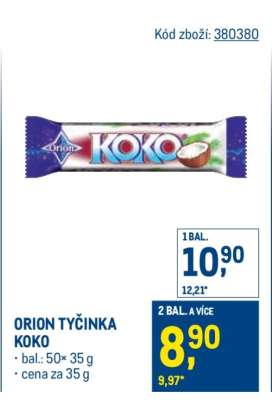 Orion tyčinka Koko