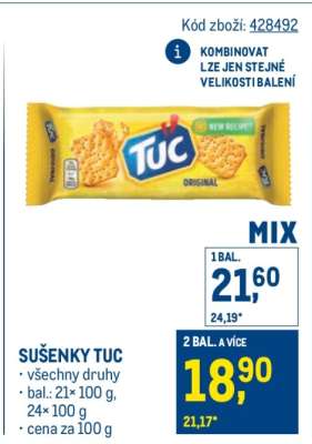 Sušenky Tuc