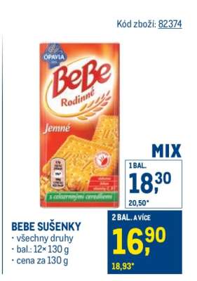 BeBe sušenky