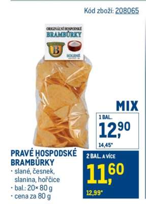 Pravé hospodské brambůrky