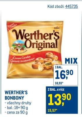 Werther’s bonbony