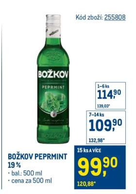 Božkov Peprmint 19 %
