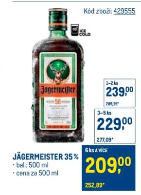 Jägermeister 35%