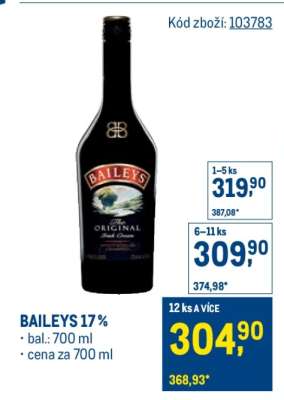 Baileys 17 %
