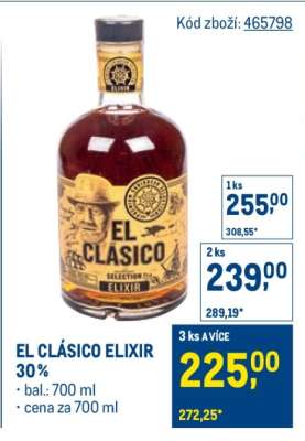 EL CLÁSICO ELIXIR 30 %