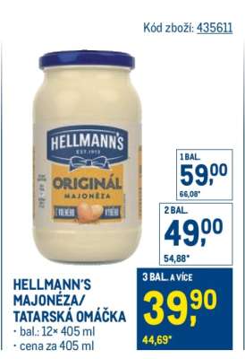 Hellmann’s Majonéza / Tatarská omáčka