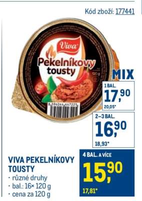 Viva Pekelníkovy tousty