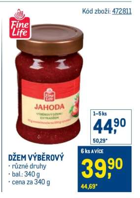 DŽEM VÝBĚROVÝ