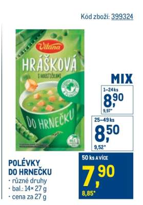 Polévky do hrnečku