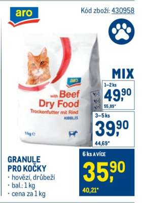 Granule pro kočky