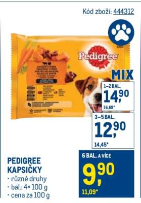 Pedigree kapsičky