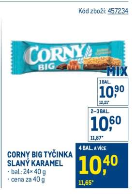 CORNY BIG TYČINKA SLANÝ KARAMEL