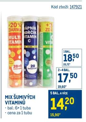 Mix šumivých vitaminů