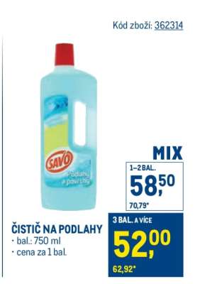 Čistič na podlahy