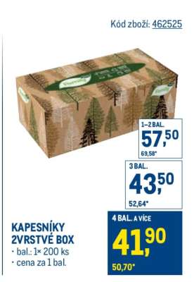 KAPESNÍKY 2VRSTVÉ BOX