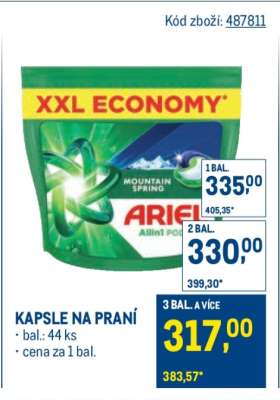 KAPSLE NA PRANÍ