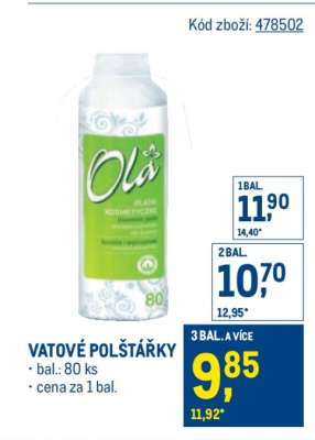 VATOVÉ POLŠTÁŘKY*